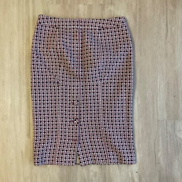 VTG Y2K Body by Victoria Button Pencil Skirt  pink tweed office siren sexy sz 2 - Picture 4 of 16